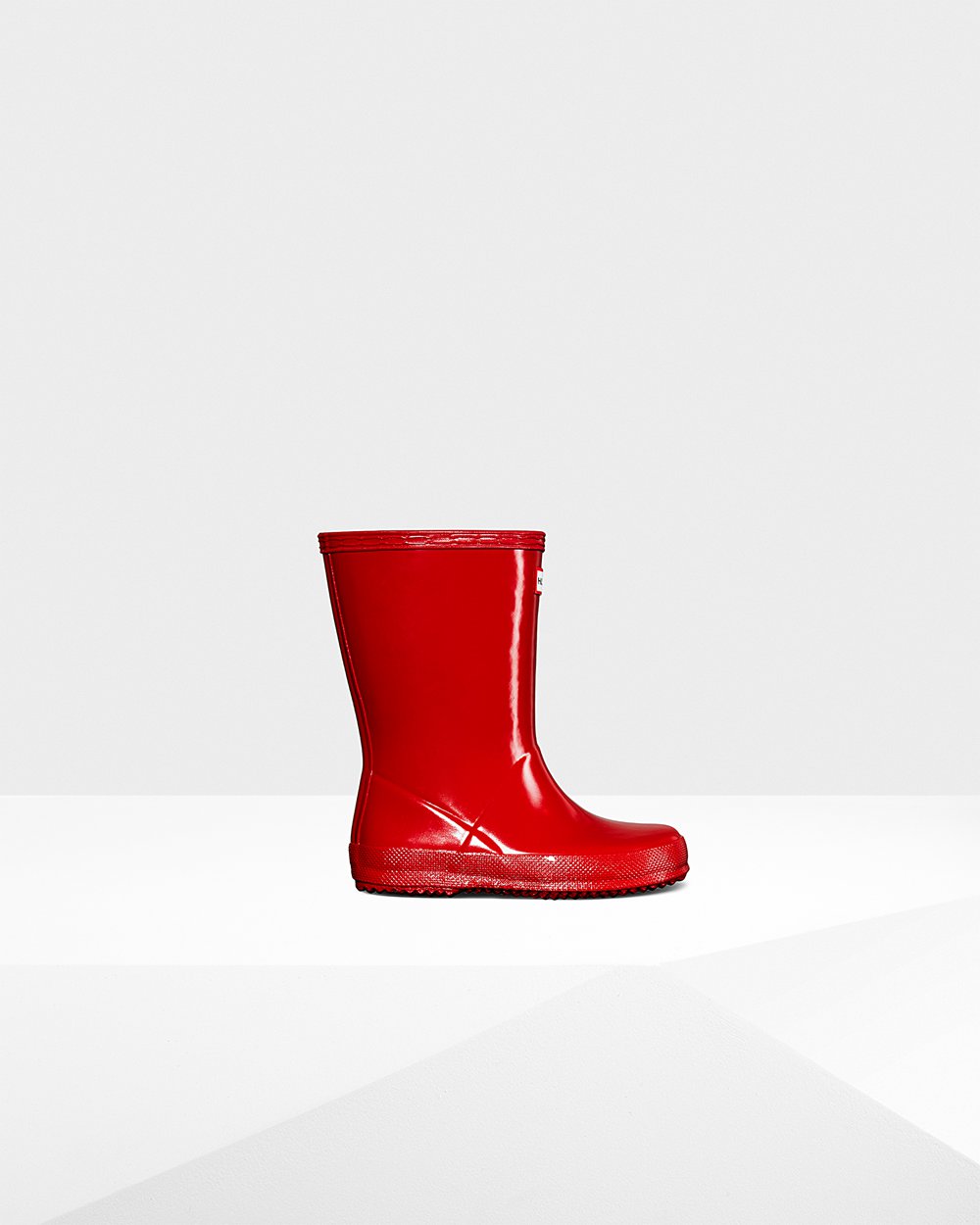 Botas De Agua Original First Classic Gloss Hunter Niños - Rojos - 671294BHD